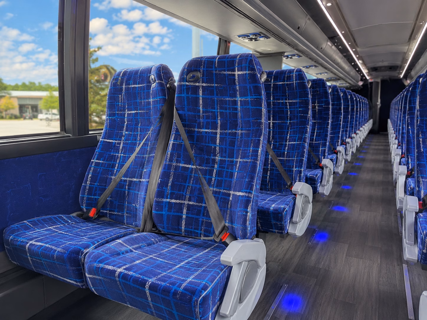 knoxville charter bus interior