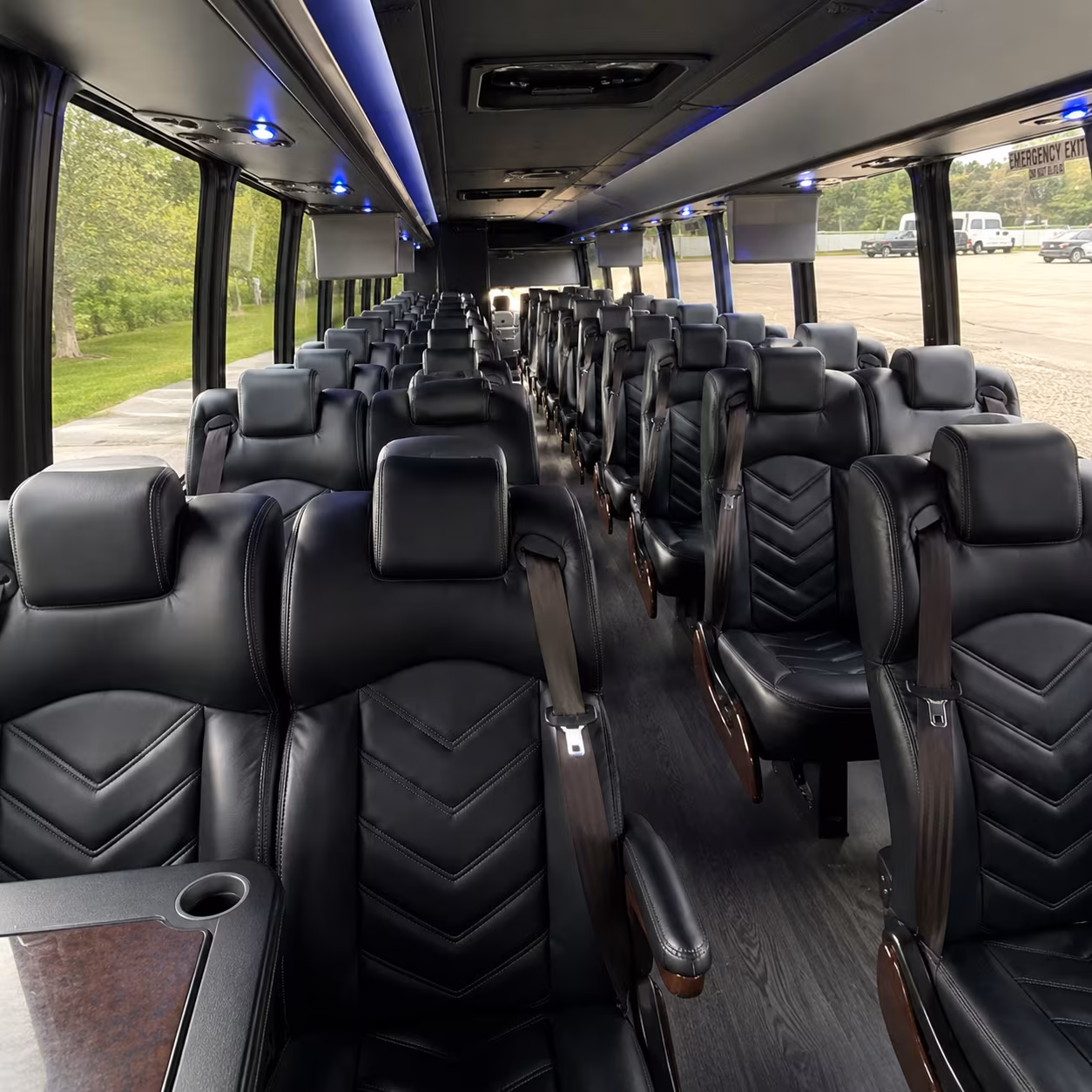 knoxville wedding transportation onboard seating
